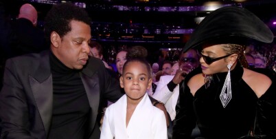 Stjerneparet klappet på Grammys. Det ville ikke Blue Ivy (6) ha noe av